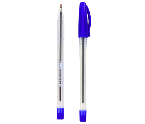 Ballpoint Pen With Cap Blue Ink Tip 0.7mm