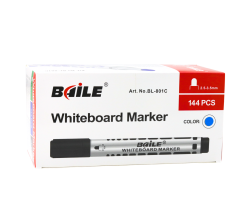 Set of Blue Dry Erase Board Markers 12 pcs
