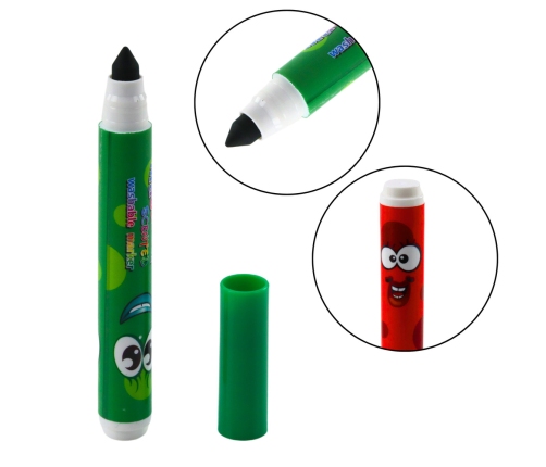 Markers, felt-tip pens, intense colors, fragrant, 12 pcs.