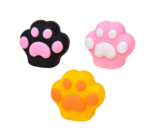 Cat Paw Sharpener Pink Black Yellow 8cm