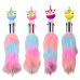 Unicorn Fur Ballpoint Pen Donut Fur Color 0.7mm Mix