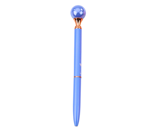 Large Pearl Ballpoint Pen Rotating Mechanism Blue Ink 1.0mm Mix