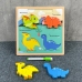 Puzzle Board 2in1 Wooden Educational Dinosaurs Marker