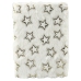 Plush Notebook Notebook Lined Gold Stars White A5 80 Sheets