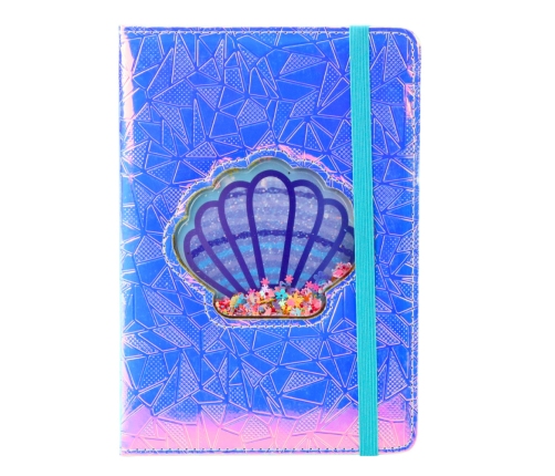 Notebook Notebook Lined Shell With Confetti Holographic A5 70 Sheets