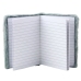 Plush Notebook Lined Shiny Star Gray A6 80 Sheets