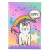 Notebook Notebook Lined Cat Unicorn Colorful A5 60 Sheets