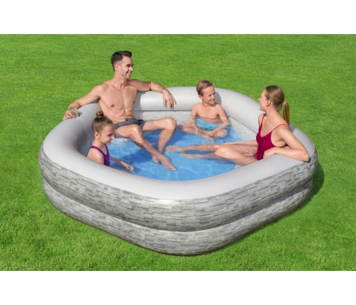 Inflatable Garden Pool 213x 206x 53 cm Bestway 54423