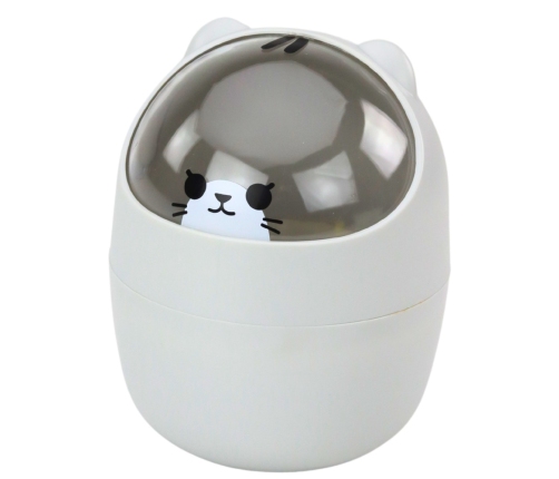 Mini Teddy Bear Basket for Desk Table Graphite Gray 1L 16cm