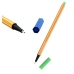 Set of Fineliners Office School Thickness 0.4mm Colored 6pcs