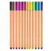 Set of Fineliners Office School Thickness 0.4mm Colored 12pcs