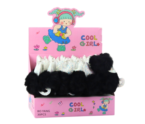 Gel Pen with Black Cap and Blue Ink, 17cm, 0.5mm