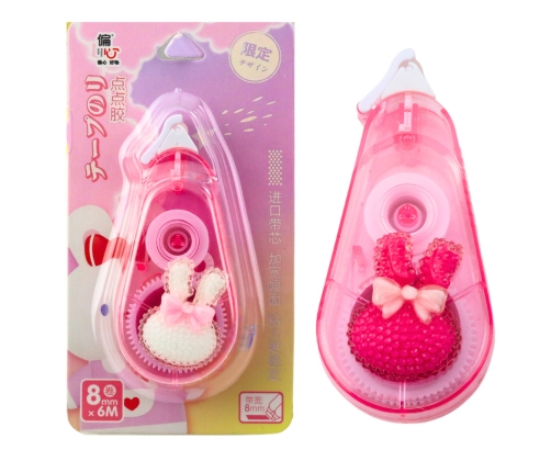Correction Tape Mouse School Office Decorative Bunny Pink 8mm x 6m