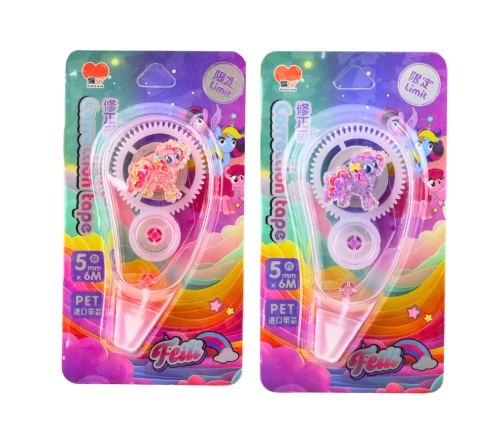 Correction Tape Mouse School Office 6m x 5mm Unicorn Pink Purple