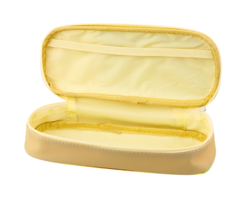 School Pencil Case Space Tigers Kit Beige 24cm