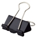 Set of Universal Office Clips Spring Steel Black 25mm 12pcs