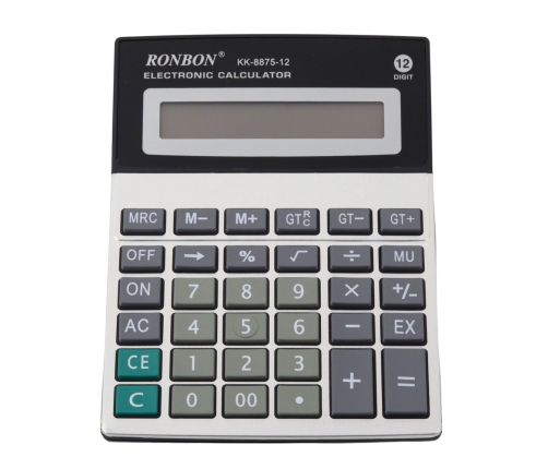 Ronbon KK-8875-12 Office Calculator Large 12-Digit Display