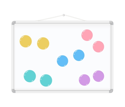 Set of Magnets for Magnetic Boards, Colorful, 10 pcs, 3 cm