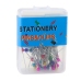 Set of Office Tailor's Pins with Colored Head - 100 pcs.