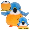 Plush Mascot Cuddly Toy Bird Blue Orange 12cm Plush Mascot Cuddly Toy Bird Blue Orange 12cm