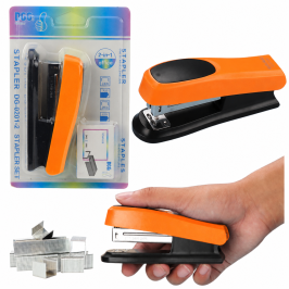 Green Office Stapler Up to 30 Sheets Set of Staples 24/6 13cm