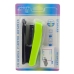 Green Office Stapler Up to 30 Sheets Set of Staples 24/6 13cm
