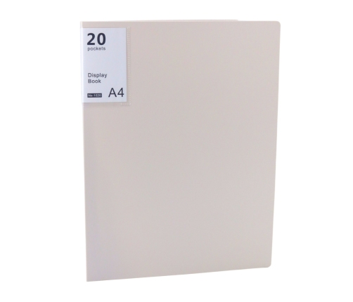 Folder with T-shirts, Offer Album, 30 Pages, A4, Beige