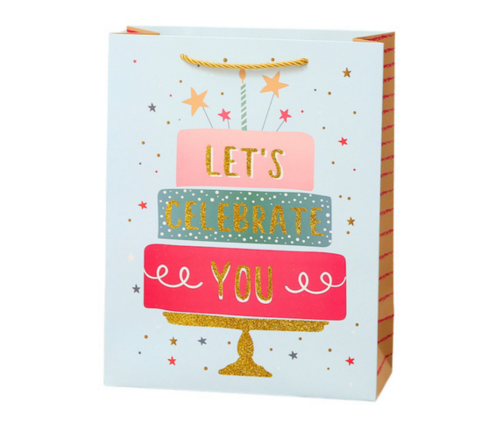 Birthday Gift Bag Happy Birthday 23 x 18 x 10cm