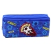 Pencil Case School Organizer with Football Blue