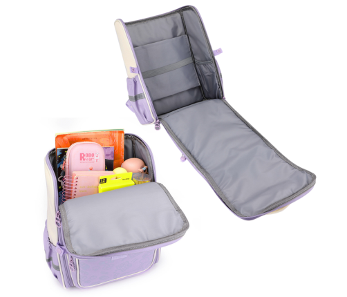 School Backpack With Rabbit Chest Strap Pastel 21L