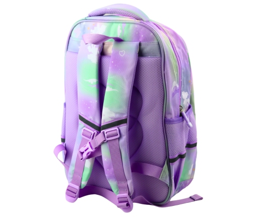 School Backpack Chest Strap Pastel Colored 20L