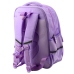 School Backpack With White Cat Chest Strap Purple 20L