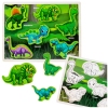 Wooden Puzzle Dinosaurs Puzzle Shapes Board 12El Wooden Puzzle Dinosaurs Puzzle Shapes Board 12El