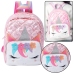 Children's Quilted School Backpack Unicorn Yellow 32cm