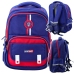 School Backpack Chest Strap Navy Blue Red 20L