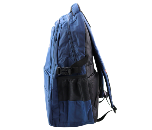 Functional City Backpack 9 Pockets Navy Blue 35L