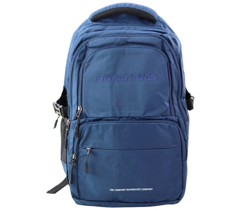 Functional City Backpack 9 Pockets Navy Blue 35L