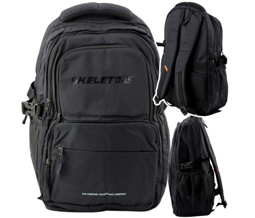 Functional City Backpack 9 Pockets Black 35L