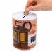 Metal Piggy Bank Tin 200 Euro Banknote 16.5 x 12cm