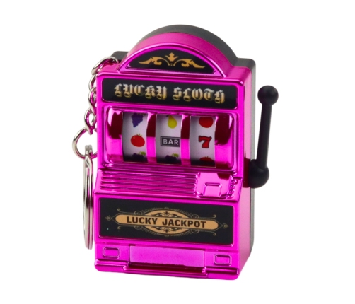 Schlüsselanhänger Mini Casino Spielautomat Spielautomat Moving Bar Mix Farbe