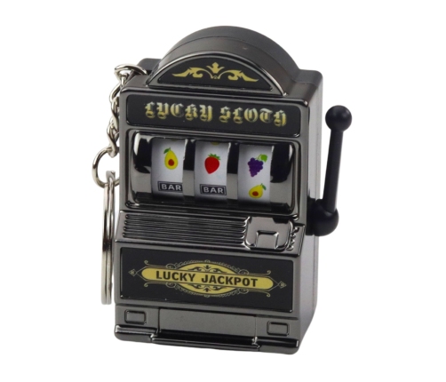 Schlüsselanhänger Mini Casino Spielautomat Spielautomat Moving Bar Mix Farbe