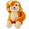 Plush Mascot Cuddly Toy Monkey With Magnets Brown 23cm Plush Mascot Cuddly Toy Monkey With Magnets Brown 23cm