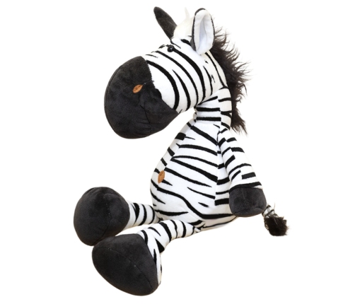 Plush Mascot Cuddly Toy Zebra Black and White 25cm