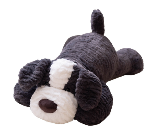 Plush Mascot Cuddly Toy Dog Dark Gray 30cm