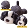 Plush Mascot Cuddly Toy Dog Dark Gray 30cm