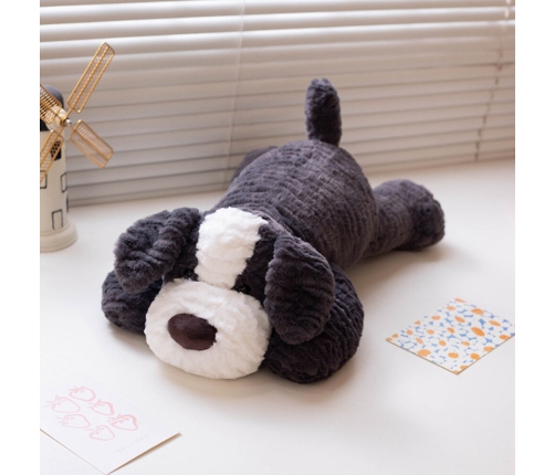Plush Mascot Cuddly Toy Dog Dark Gray 30cm