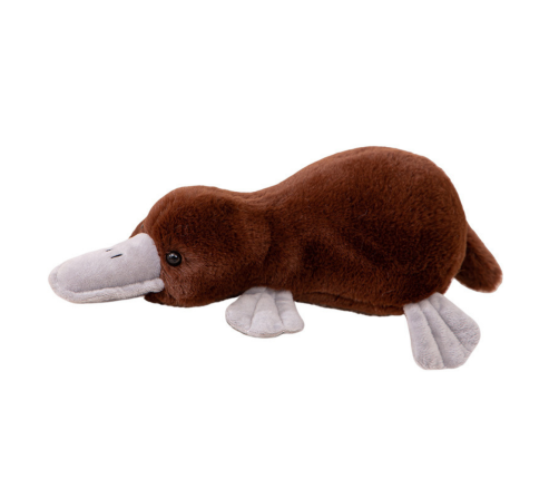 Plush Mascot Cuddly Toy Platypus Brown 32cm