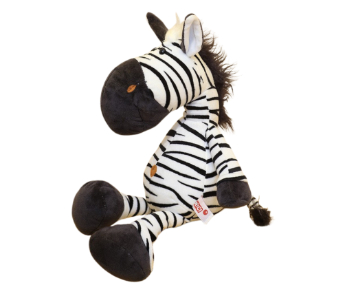 Plush Mascot Cuddly Toy Zebra Black and White 25cm