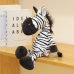 Plush Mascot Cuddly Toy Zebra Black and White 25cm