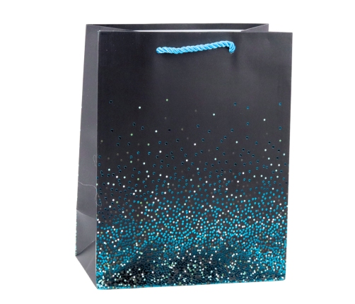 Gift Bag Glitter Gradient Dots 23 x 18 x 10.5 cm